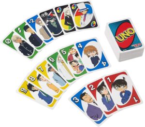 Juego de cartas mesa UNO Detective Conan Tienda Figuras Anime Chile Santiago