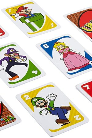 Juego de cartas mesa UNO Super Mario Nintendo Tienda Figuras Anime Chile Santiago