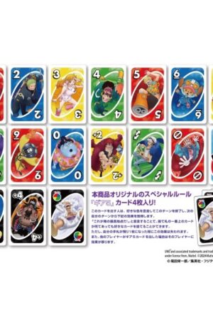 Juego de cartas mesa UNO Mattel One Piece Tienda Figuras Anime Chile Santiago