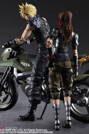 Figura Final Fantasy VII Remake PLAY ARTS Kai Jessie Cloud Bike SET Tienda Figuras Anime Chile Santiago