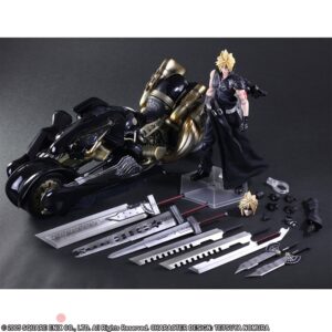 Figura FINAL FANTASY VII ADVENT CHILDREN PLAY ARTS Kai Cloud Strife Fenrir Tienda Figuras Anime Chile Santiago