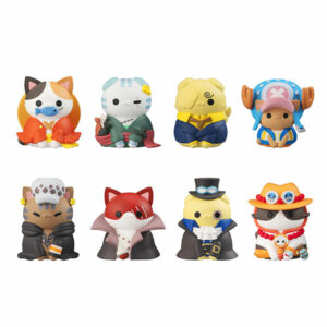 Figura MEGA CAT PROJECT ONE PIECE Nyan Piece Meow! I'll Become the Pirate King, Meow! 8Pack BOX Tienda Figuras Anime Chile Santiago