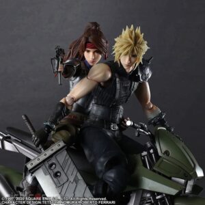 Figura Final Fantasy VII Remake PLAY ARTS Kai Jessie Cloud Bike SET Tienda Figuras Anime Chile Santiago