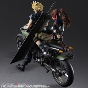 Figura Final Fantasy VII Remake PLAY ARTS Kai Jessie Cloud Bike SET Tienda Figuras Anime Chile Santiago