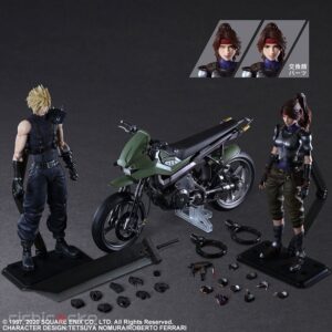Figura Final Fantasy VII Remake PLAY ARTS Kai Jessie Cloud Bike SET Tienda Figuras Anime Chile Santiago