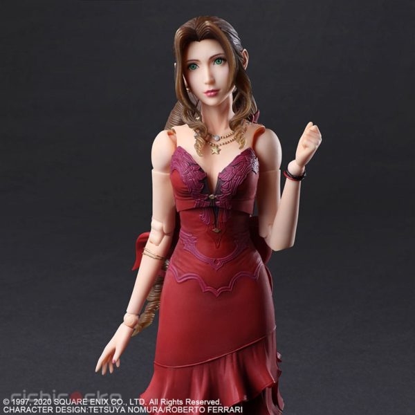 Figura Final Fantasy VII Remake PLAY ARTS Kai Aerith Gainsborough -Dress Ver.- Tienda Figuras Anime Chile Santiago
