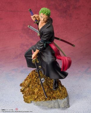 Figura Figuarts ZERO Roronoa Zoro - WT100 Commemoration Eichiro Oda New Illustration 100 Famous Views and Pirates- "ONE PIECE" Tienda Figuras Anime Chile Santiago