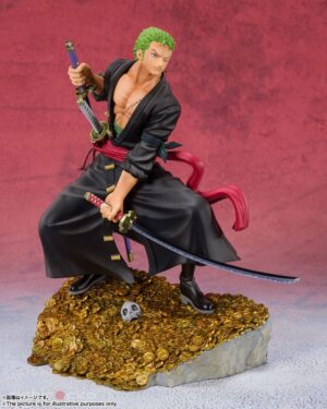 Figura Figuarts ZERO Roronoa Zoro - WT100 Commemoration Eichiro Oda New Illustration 100 Famous Views and Pirates- "ONE PIECE" Tienda Figuras Anime Chile Santiago