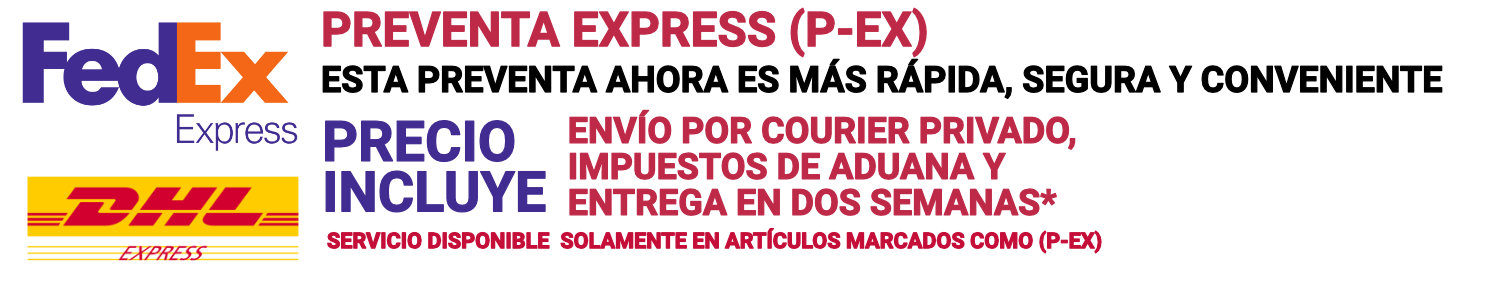 p-ex Preventa Japón Figuras Anime Chile Tienda DHL FedEx