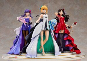 Figura Fate/stay night Saber Rin Tohsaka Sakura Matou -15th Celebration Dress Ver.- Premium Box 1/7 Figure Tienda Figuras Anime Manga Chile Santiago