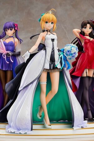 Figura Fate/stay night Saber Rin Tohsaka Sakura Matou -15th Celebration Dress Ver.- Premium Box 1/7 Figure Tienda Figuras Anime Manga Chile Santiago