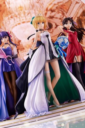 Figura Fate/stay night Saber Rin Tohsaka Sakura Matou -15th Celebration Dress Ver.- Premium Box 1/7 Figure Tienda Figuras Anime Manga Chile Santiago