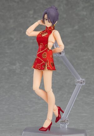 figma Styles Female Body (Mika) with Mini Skirt Chinese Dress Outfit Max Factory Tienda Figuras Anime Chile