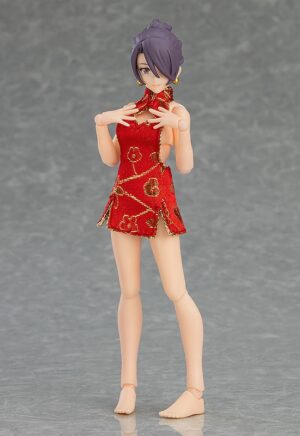 figma Styles Female Body (Mika) with Mini Skirt Chinese Dress Outfit Max Factory Tienda Figuras Anime Chile