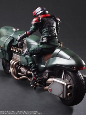 Final Fantasy VII REMAKE PLAY ARTS KAI Elite Motorcycle Security Officer Set Square Enix Tienda Figuras Anime Chile