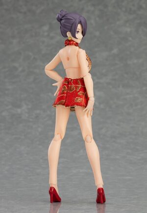 figma Styles Female Body (Mika) with Mini Skirt Chinese Dress Outfit Max Factory Tienda Figuras Anime Chile