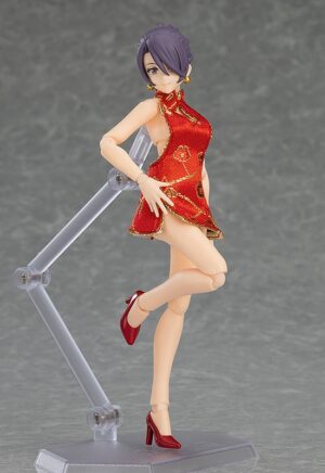 figma Styles Female Body (Mika) with Mini Skirt Chinese Dress Outfit Max Factory Tienda Figuras Anime Chile