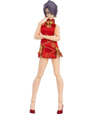 figma Styles Female Body (Mika) with Mini Skirt Chinese Dress Outfit Max Factory Tienda Figuras Anime Chile