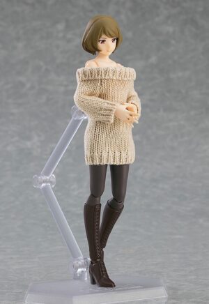 figma Styles figma Female body (Chiaki) with Off-the-Shoulder Sweater Dress Max Factory Tienda Figuras Anime Chile