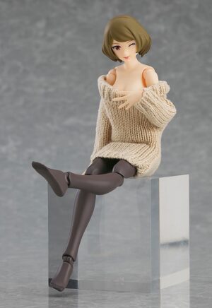 figma Styles figma Female body (Chiaki) with Off-the-Shoulder Sweater Dress Max Factory Tienda Figuras Anime Chile