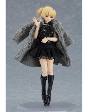 figma Yuki Black Corset Dress Fur Coat Outfit Tienda Chile