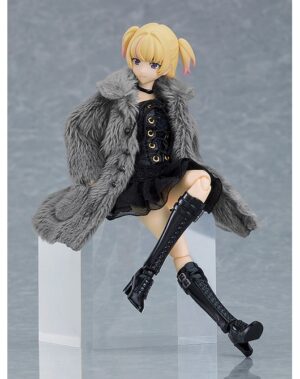 figma Yuki Black Corset Dress Fur Coat Outfit Tienda Chile
