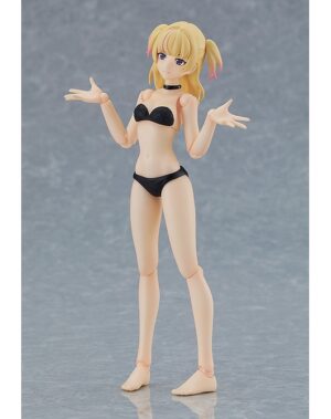 figma Yuki Black Corset Dress Fur Coat Outfit Tienda Chile