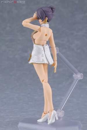 figma Mika with Mini Skirt Chinese Dress Outfit (White) Max Factory Tienda Figuras Anime Chile