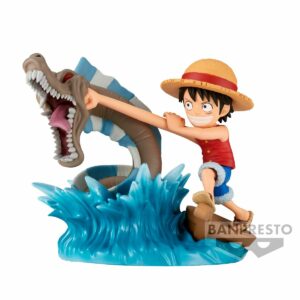 Figura Luffy and Kinkai no Nushi World Collectable Log Stories Tienda Anime One Piece Chile