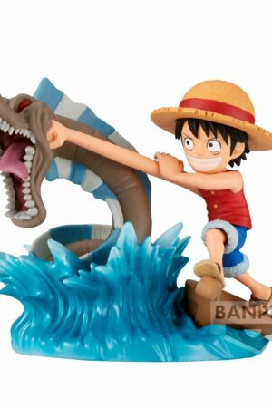 Figura Luffy and Kinkai no Nushi World Collectable Log Stories Tienda Anime One Piece Chile