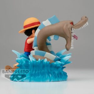 Figura Luffy and Kinkai no Nushi World Collectable Log Stories Tienda Anime One Piece Chile