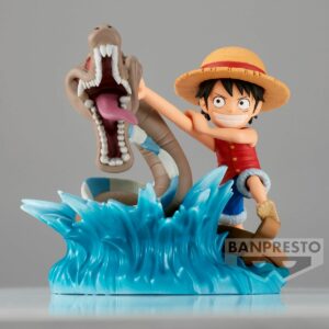 Figura Luffy and Kinkai no Nushi World Collectable Log Stories Tienda Anime One Piece Chile