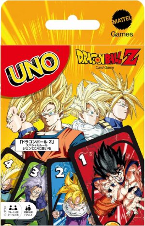 Juego de cartas mesa UNO Mattel Dragon Ball Z Tienda Figuras Anime Chile Santiago