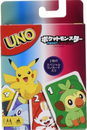 Juego de cartas mesa UNO Mattel Pokémon Tienda Figuras Anime Chile Santiago