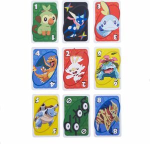 UNO Pokémon2 Juego de cartas mesa UNO Mattel Pokémon Tienda Figuras Anime Chile Santiago