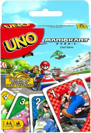 Juego de cartas mesa UNO Mattel Mario Kart Tienda Figuras Anime Chile Santiago