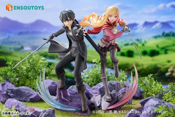 Figura Kirito & Asuna Set 1/7 Sword Art Online Progressive ENSOUTOYS Tienda Figuras Anime Chile