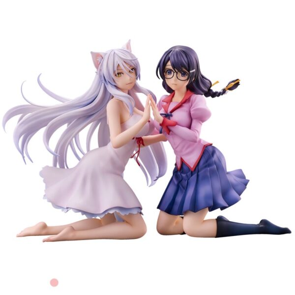 Figura Tsubasa Hanekawa Set of 2 Nekomonogatari Union Creative Tienda Figuras Anime Chile