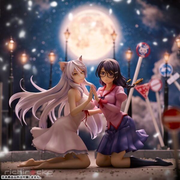 Figura Tsubasa Hanekawa Set of 2 Nekomonogatari Union Creative Tienda Figuras Anime Chile