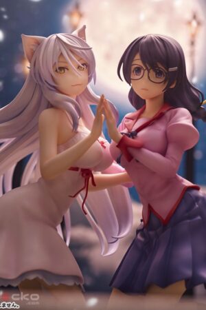 Figura Tsubasa Hanekawa Set of 2 Nekomonogatari Union Creative Tienda Figuras Anime Chile