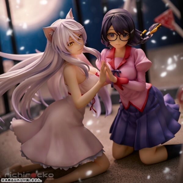 Figura Tsubasa Hanekawa Set of 2 Nekomonogatari Union Creative Tienda Figuras Anime Chile