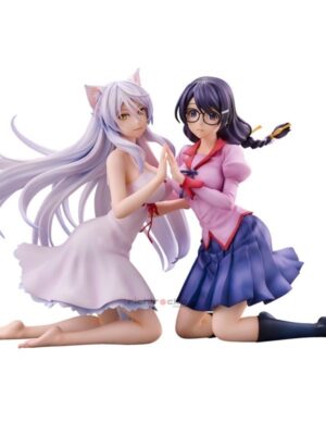 Figura Tsubasa Hanekawa Set of 2 Nekomonogatari Union Creative Tienda Figuras Anime Chile