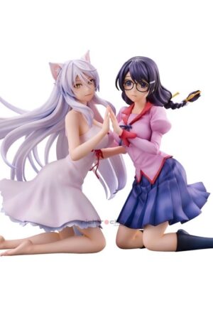 Figura Tsubasa Hanekawa Set of 2 Nekomonogatari Union Creative Tienda Figuras Anime Chile