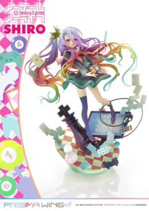 Figura PRISMA WING Shiro 1/7 No Game No Life Prime 1 Studio Tienda Figuras Anime Chile