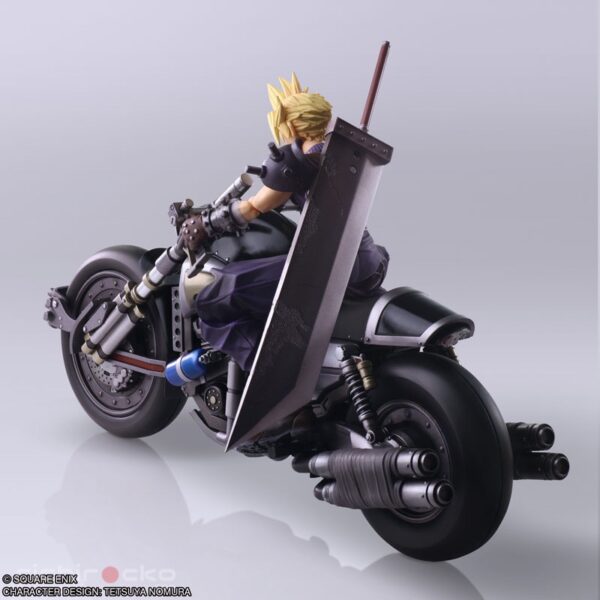 Figura BRING ARTS Cloud Strife & Hardy-Daytona Final Fantasy VII Square Enix Tienda Figuras Anime Chile