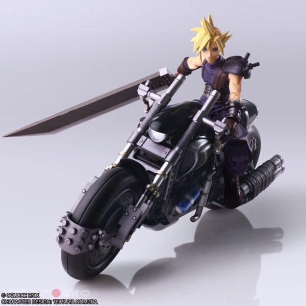 Figura BRING ARTS Cloud Strife & Hardy-Daytona Final Fantasy VII Square Enix Tienda Figuras Anime Chile