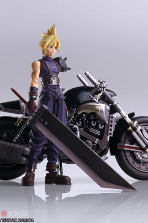 Figura BRING ARTS Cloud Strife & Hardy-Daytona Final Fantasy VII Square Enix Tienda Figuras Anime Chile