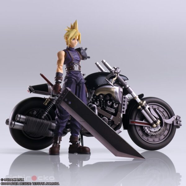 Figura BRING ARTS Cloud Strife & Hardy-Daytona Final Fantasy VII Square Enix Tienda Figuras Anime Chile