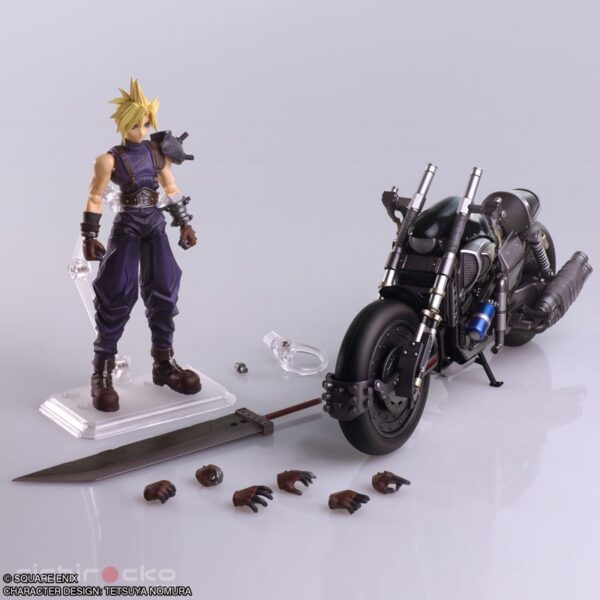 Figura BRING ARTS Cloud Strife & Hardy-Daytona Final Fantasy VII Square Enix Tienda Figuras Anime Chile