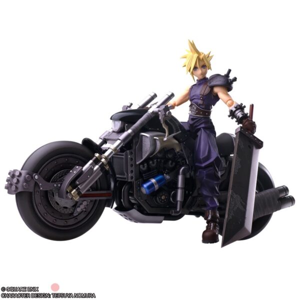 Figura BRING ARTS Cloud Strife & Hardy-Daytona Final Fantasy VII Square Enix Tienda Figuras Anime Chile